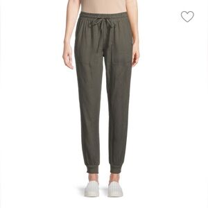 NWT Search for Sanity Green Sweatpants with Elastic Waistband